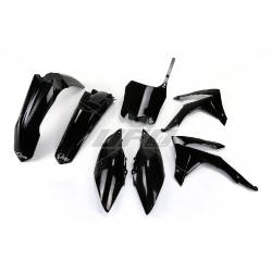 UFO, sada plastů, Honda CRF 450R '13-'16, CRF 250R '14-'17 černá barva