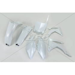 UFO, sada plastů, Honda CRF 450 '13-'16, CRF 250R '14-'17 bílá barva