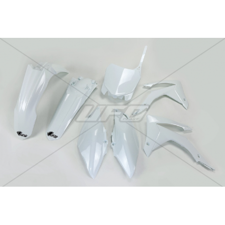 UFO, sada plastů, Honda CRF 450 '13-'16, CRF 250R '14-'17 bílá barva