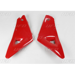 UFO, kryty chladičů, Husqvarna 2T '00-'05, 4T '02-'04 horní, červená barva