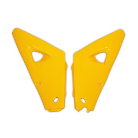 UFO, kryty chladičů, Husqvarna 2T '00-'05, 4T '02-'04 horní, žlutá barva RM