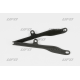 UFO, chránič zadní vidlice (slider řetězu) Husqvarna 2T, 4T '05-'13 černá barva