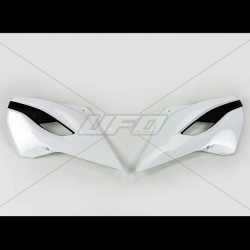 UFO, kryty chladičů, Husqvarna TE/FE/TC/FC 125/250/300/350/450/501 '14-'15, TE/FE '15 bílá barva