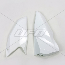 UFO, podsedlové tabulky, Husqvarna TE/FE/TC/FC 125/250/300/350/450/501 '14-'15 bílá barva