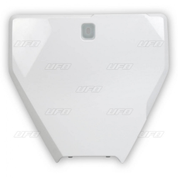 UFO, přední číslová tabulka, Husqvarna TC 125 16-20, TC 250 17-20, TC 300 16-18, FC 250/350/450 16-20 bílá barva