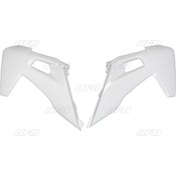 UFO, kryty chladičů, Husqvarna TC 125/250 '19, FC 250/350/450 '19 bílá barva