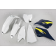 UFO, sada plastů, Husqvarna TC 250 '16, barva OEM (bílá/modrá)