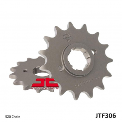 JT, přední řetězové kolečko, 281 15 Honda NX 650 DOMINATOR '88 (tloušťka 10mm) (JTF306.15)* (řetěz 520)