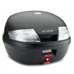 Kappa, centrální kufr, 35L Monolock ACTION, s bílými odrazkami (obsahuje plotnu) (K35NT)