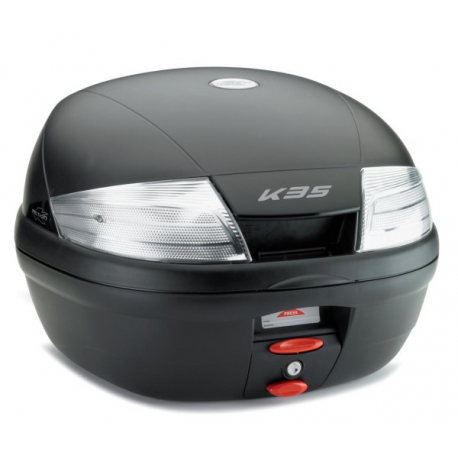 Kappa, centrální kufr, 35L Monolock ACTION, s bílými odrazkami (obsahuje plotnu) (K35NT)