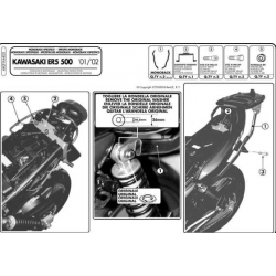 Kappa, nosič centrálního kufru, Kawasaki ER5 500 (01-07) (bez plotny)