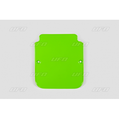 UFO, přední číslová tabulka, Kawasaki KX 125/250/500 '87-88 zelená barva