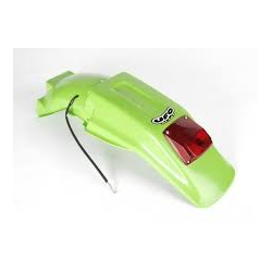 UFO, zadní blatník, Kawasaki KDX 200 '90-'94 se světlem, zelená barva