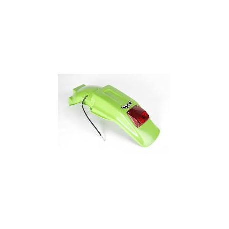 UFO, zadní blatník, Kawasaki KDX 200 '90-'94 se světlem, zelená barva