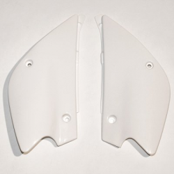 UFO, podsedlové tabulky, Kawasaki KX 80 '98-'00, KX 85 '01-'13 bílá barva