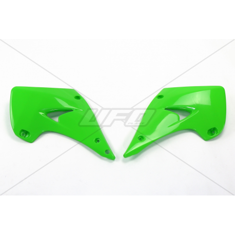 UFO, kryty chladičů, Kawasaki KX 125/250 '03-'17 zelená barva
