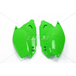 UFO, podsedlové tabulky, Kawasaki KX 125/250 '03-'17 zelená barva