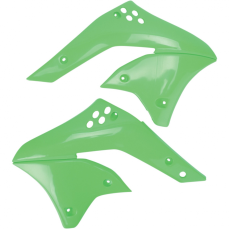 UFO, kryty chladičů, Kawasaki KXF 250 '08 zelená barva