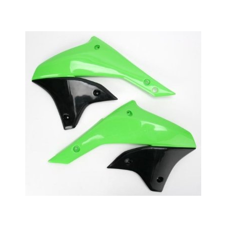 UFO, kryty chladičů, Kawasaki KLX 450 '07-'15 zelená barva
