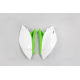 UFO, podsedlové tabulky, Kawasaki KXF 450 '09-'11 barva OEM (bílá/zelená)