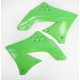 UFO, kryty chladičů, Kawasaki KXF 250 '09-'12 zelená barva