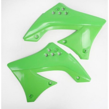 UFO, kryty chladičů, Kawasaki KXF 250 '09-'12 zelená barva