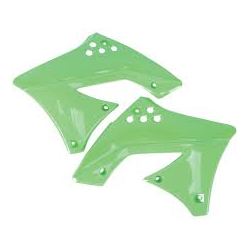 UFO, kryty chladičů, Kawasaki KXF 250 '09-'11 zelená barva
