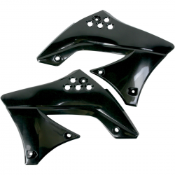 UFO, kryty chladičů, Kawasaki KXF 450 '09-'11 černá barva