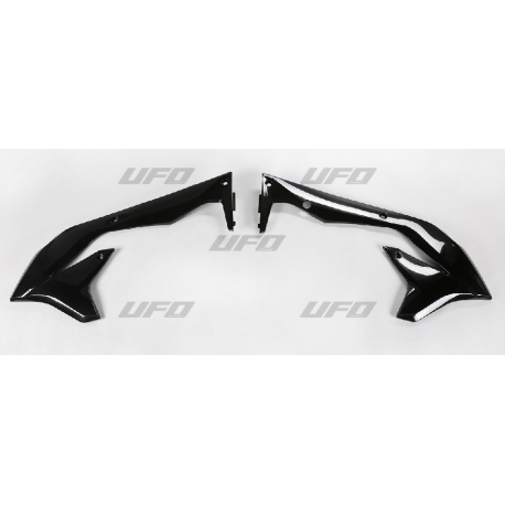 UFO, kryty chladičů, Kawasaki KXF 450 '16-'17, černá barva