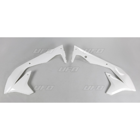 UFO, kryty chladičů, Kawasaki KXF 450 '16-'17 bílá barva