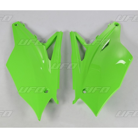 UFO, podsedlové tabulky, Kawasaki KXF 450 '16-'18, KXF 250 '17-'20 zelená barva