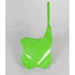 UFO, přední číslová tabulka, Kawasaki KXF 450 '16-'20, zelená barva