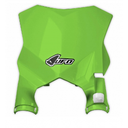 UFO, přední číslová tabulka, Kawasaki KXF 250 17-19, KXF 450 16-19 zelená barva (STADIUM)