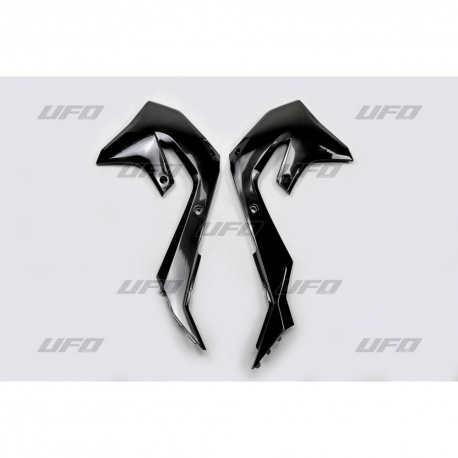 UFO, kryty chladičů, Kawasaki KXF 450 '19 černá barva