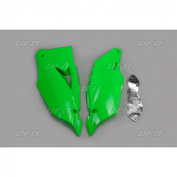 UFO, podsedlové tabulky, Kawasaki KXF 450 '19 zelená Fluo barva