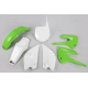 UFO, sada plastů, Kawasaki KX 85 '13 RESTYLING barva OEM (zelená/bílá) (KA218KE999)