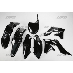 UFO, sada plastů, Kawasaki KXF 250 '13 černá barva (KA219E001)