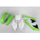 UFO, sada plastů, Kawasaki KXF 450 '16-'17 barva OEM (zelená/černá/bílá)