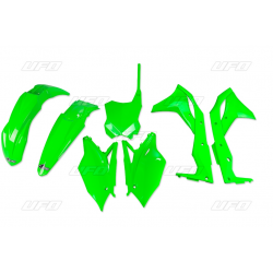 UFO, sada plastů, Kawasaki KXF 250 '17 zelená Fluo barva