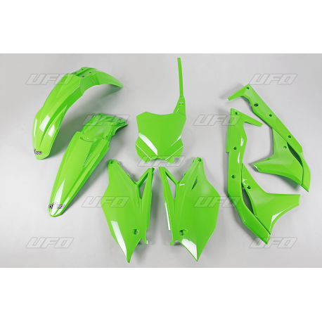 UFO, sada plastů, Kawasaki KXF 250 '17 zelená barva