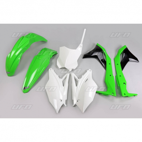 UFO, sada plastů, Kawasaki KXF 250 '18-19 barva OEM