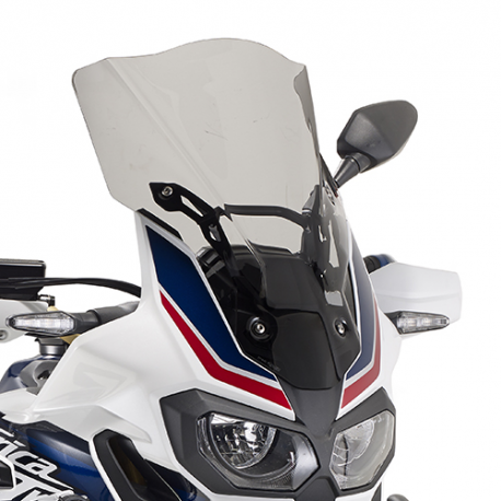 Kappa, plexištít, Honda CRF 1000L AFRICA TWIN (16-19), CRF 1000L AFRICA TWIN ADVENTURE SPORTS (18-19) 47,5 X 35 cm, kouřový