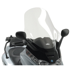 Kappa, plexištít, Piaggio X-EVO 125/250/400 (07-11), X8 125/150/200/250/400 (04-10) 80X60cm, čirý