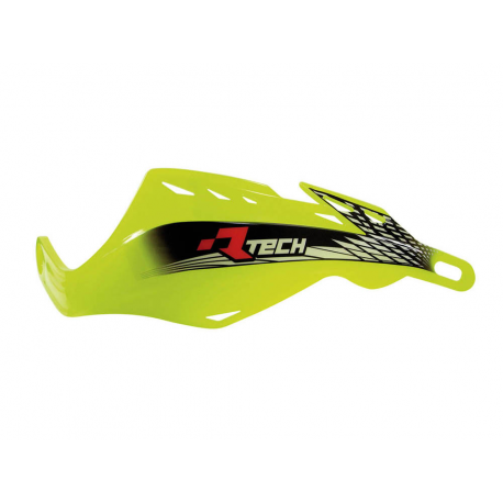 Racetech, kryty páček, GLADIATOR EASY žlutá barva FLUO (s montážní sadou na řidítka 22,2mm I 28,6mm)