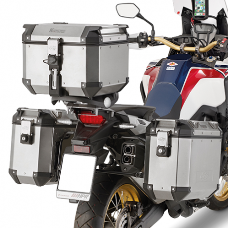 Kappa, nosiče bočních kufrů se systémem rychlé demontáže Monokey Honda CRF 1000L AFRICA TWIN (16-17) - také pro kufry Monokey RE