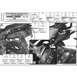Kappa, nosiče bočních kufrů Monokey SIDE Honda VFR 800