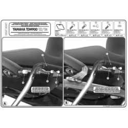Kappa, nosiče bočních kufrů Monokey SIDE Yamaha TDM 900