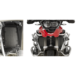 Kappa, kryt chladiče BMW R 1200GS (13-16), R 1200GS ADVENTURE (14-16), černá barva (pár)
