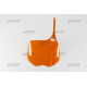 UFO, přední číslová tabulka, KTM 125/200/250/300/360/380/400/500/520/620 '93-98 oranžová barva '98-17