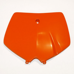 UFO, přední číslová tabulka, KTM SX '99-'02 oranžová barva